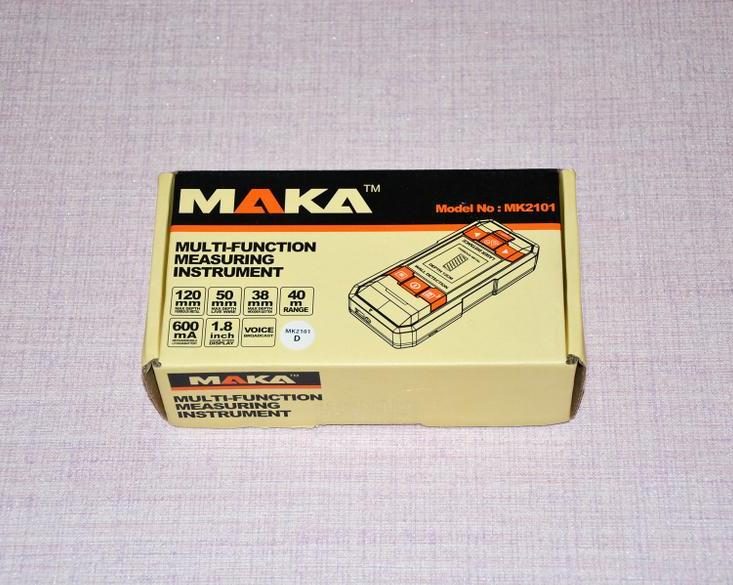 Обзор детектора проводки, арматуры, деревянных реек, дальномера Maka MK2101D