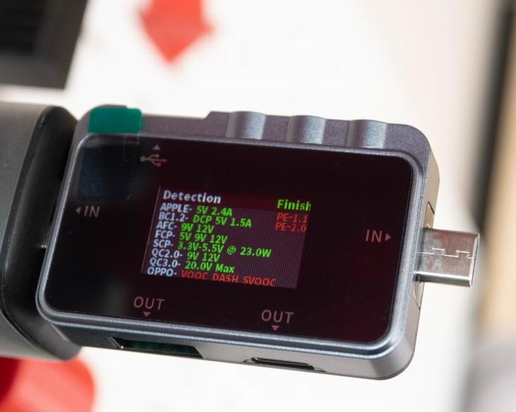 USB тестер с дополнительным Type